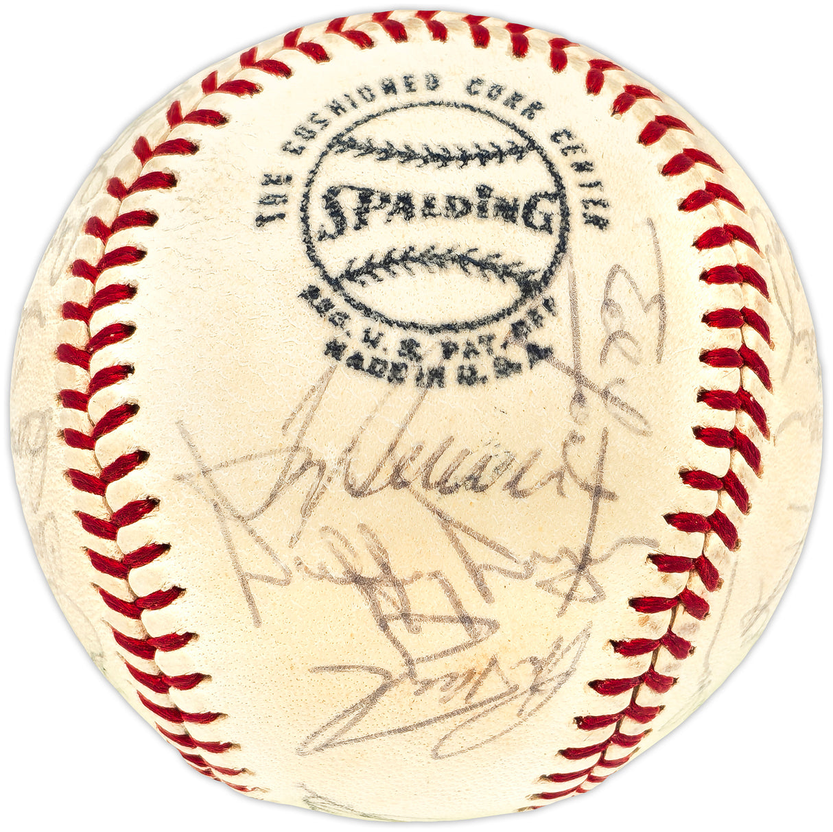 1971 New York Mets Team Autographed Official Feeney NL Baseball With 30 Signatures Including Gil Hodges & Tom Seaver Beckett BAS #AE08351