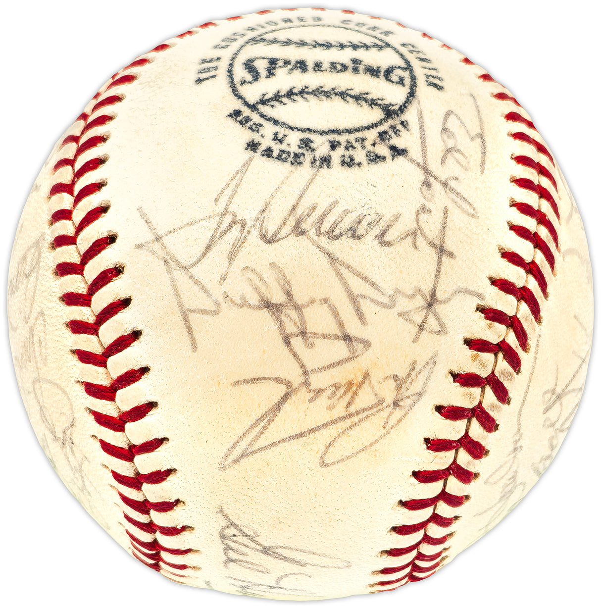 1971 New York Mets Team Autographed Official Feeney NL Baseball With 30 Signatures Including Gil Hodges & Tom Seaver Beckett BAS #AE08351