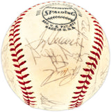 1971 New York Mets Team Autographed Official Feeney NL Baseball With 30 Signatures Including Gil Hodges & Tom Seaver Beckett BAS #AE08351