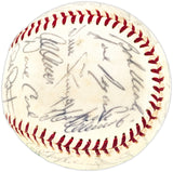 1972 Pittsburgh Pirates World Series Champion Team Autographed Official Feeney NL Baseball With 28 Signatures Including Roberto Clemente Beckett BAS #AE08165