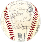 1972 Pittsburgh Pirates World Series Champion Team Autographed Official Feeney NL Baseball With 28 Signatures Including Roberto Clemente Beckett BAS #AE08165