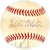 Los Angeles Dodgers Greats Autographed Official Feeney NL Baseball With 5 Signatures Including Walter Alston & Willie Davis Beckett BAS #AE08168