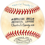 Los Angeles Dodgers Greats Autographed Official Feeney NL Baseball With 5 Signatures Including Walter Alston & Willie Davis Beckett BAS #AE08168