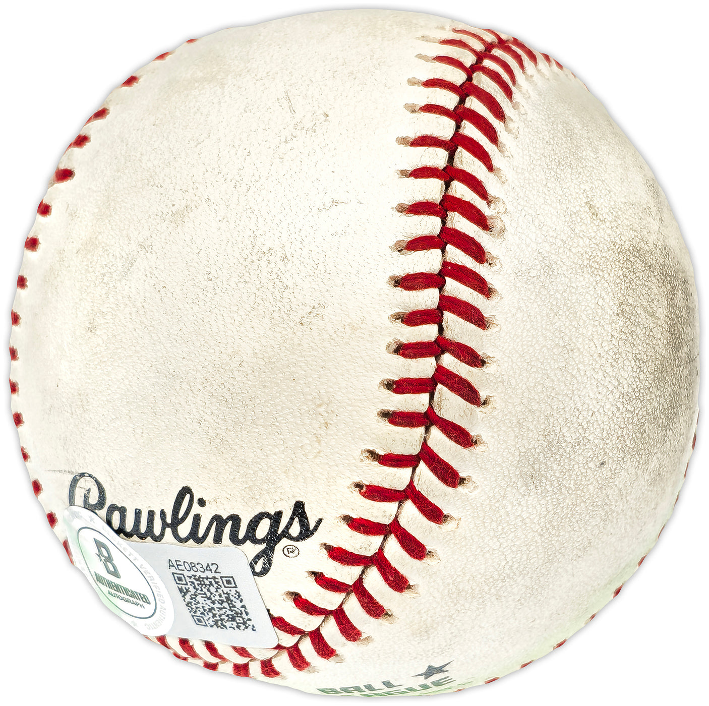 Willie Mays Autographed Official Feeney NL Baseball San Francisco Giants "To Jack Best Wishes" Vintage Signature Beckett BAS #AE08342