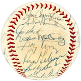 1971 San Francisco Giants Team Autographed Official Feeney NL Baseball With 27 Signatures Including Willie McCovey Beckett BAS #AE08350