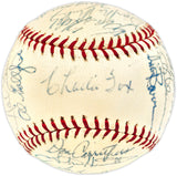 1971 San Francisco Giants Team Autographed Official Feeney NL Baseball With 27 Signatures Including Willie McCovey Beckett BAS #AE08350