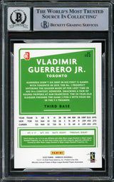 Vladimir Guerrero Jr. Autographed 2020 Donruss Variations Card #102 Toronto Blue Jays Auto Grade Gem Mint 10 Beckett BAS #16338118