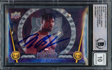 Michael B. Jordan Autographed 2018 Upper Deck Black Panther Silver Card #72 Marvel Auto Grade Gem Mint 10 Beckett BAS #16244317