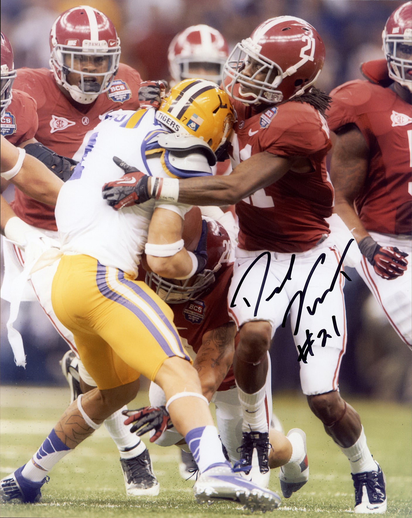 Dre Kirkpatrick Autographed 26 Count Lot of 8x10 Photos Alabama Crimson Tide SKU #238274