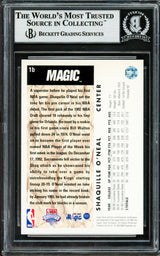 Shaquille Shaq O'Neal Autographed 1992-93 Upper Deck Card #1B Orlando Magic Beckett BAS #13446881