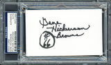 Gene Hickerson Autographed 3x5 Index Card Cleveland Browns PSA/DNA #83721464