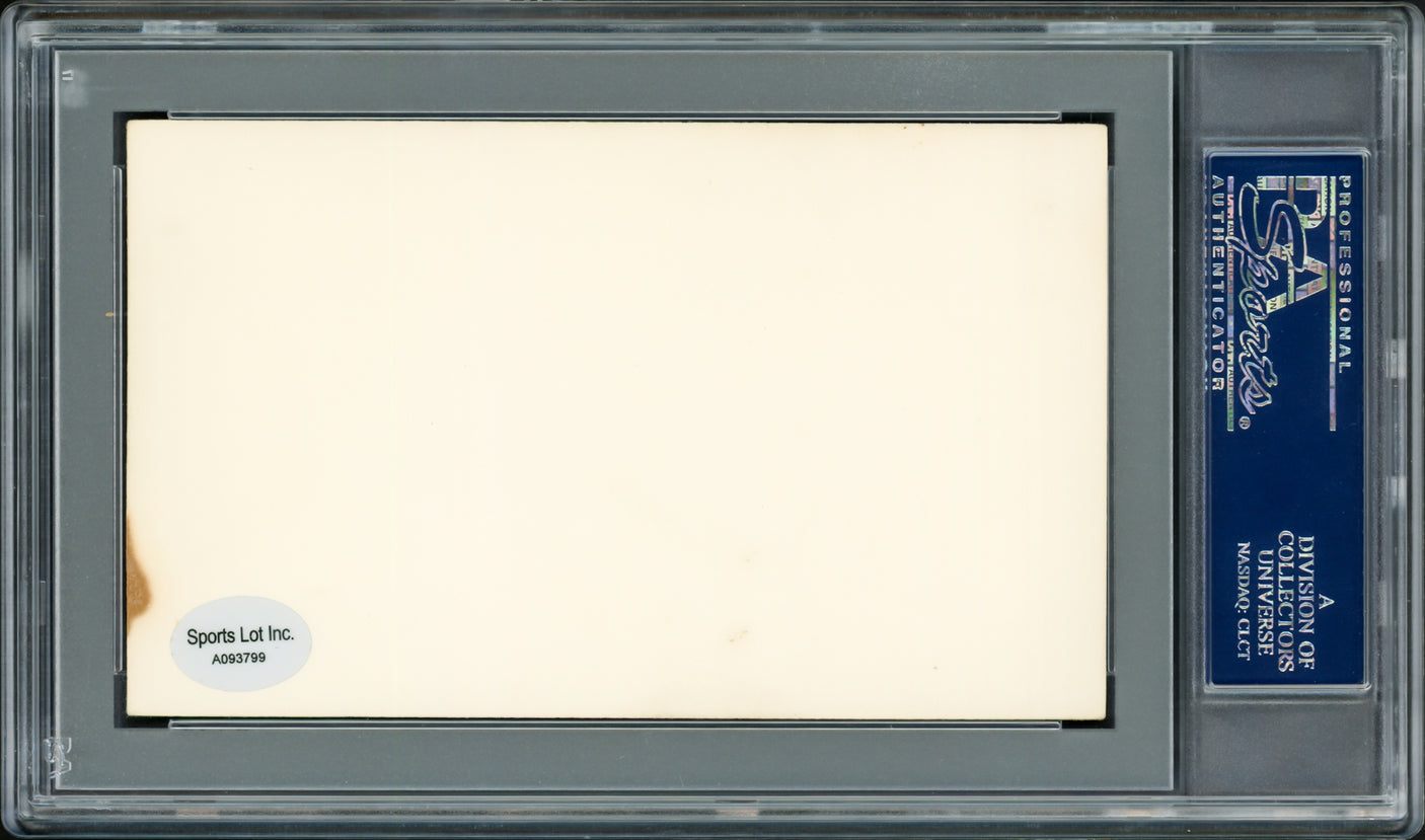 Rod Carew Autographed 3x5 Index Card Minnesota Twins "Best Wishes" PSA/DNA #83862158