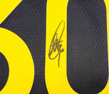 Golden State Warriors Stephen Curry Autographed Black Nike Swingman City Edition Jersey Size 48 "Chef Curry" Beckett BAS QR Stock #237091