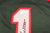Milwaukee Bucks Oscar Robertson Autographed Green Jersey JSA Stock #237066