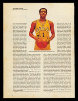 1975-76 Golden State Warriors Team Autographed 8x11 Magazine Photo With 7 Signatures Including Jamaal Wilkes & Rick Barry. SKU #237881