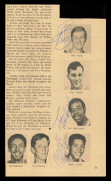 Tom "Trooper" Washington, Mack Calvin & Ron Franz Autographed 5x9 Magazine Photo 1970-71 Florida SKU #237918