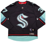Seattle Kraken Yanni Gourde Autographed Blue Fanatics Jersey Size L Fanatics Holo Stock #211613
