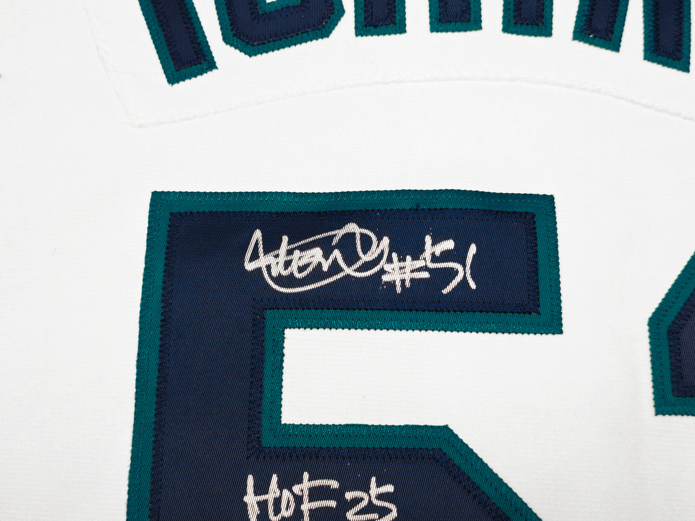 Seattle Mariners Ichiro Suzuki Autographed White Mitchell & Ness 2001 All Star Game Patch Rookie Year Jersey Size 52 "HOF 25" IS Holo & Beckett BAS Witness QR Stock #238316