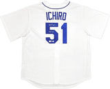 Seattle Mariners Ichiro Suzuki Autographed White Nike Cooperstown Collection Jersey Size XL "HOF 25" IS Holo & Beckett BAS Witness QR Stock #238318