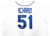 Seattle Mariners Ichiro Suzuki Autographed White Nike Cooperstown Collection Jersey Size XL "HOF 25" IS Holo & Beckett BAS Witness QR Stock #238318