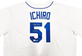 Seattle Mariners Ichiro Suzuki Autographed White Nike Cooperstown Collection Jersey Size XXL "HOF 25" IS Holo & Beckett BAS Witness QR Stock #238319
