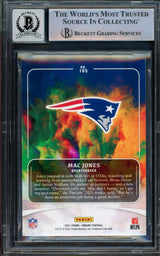 Mac Jones Autographed 2021 Panini Origins Rookie Card #105A New England Patriots BGS 9 Auto Grade Gem Mint 10 Beckett BAS #15297643