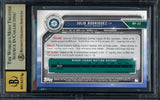 Julio Rodriguez Autographed 2019 1st Bowman Paper Rookie Card #BP33 Seattle Mariners BGS 9.5 Auto Grade Gem Mint 10 Beckett BAS Stock #211840