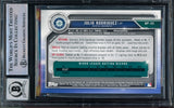 Julio Rodriguez Autographed 2019 1st Bowman Paper Rookie Card #BP33 Seattle Mariners BGS 9 Auto Grade Gem Mint 10 Beckett BAS Stock #211841