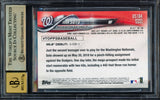 Juan Soto Autographed 2018 Topps Update Rookie Card #US104 New York Yankees BGS 9.5 Auto Grade Gem Mint 10 Beckett BAS Stock #211850
