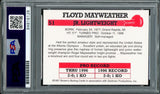 Floyd Mayweather Jr Autographed 1997 Brown's Boxing Rookie Retro Reprint Rookie Card #51 Auto Grade Gem Mint 10 "TMT" The Money Team PSA/DNA Stock #211856