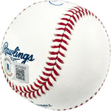 Chevy Chase Autographed Official MLB Baseball National Lampoon's Vacation (Smudged) Beckett BAS QR #AD74301