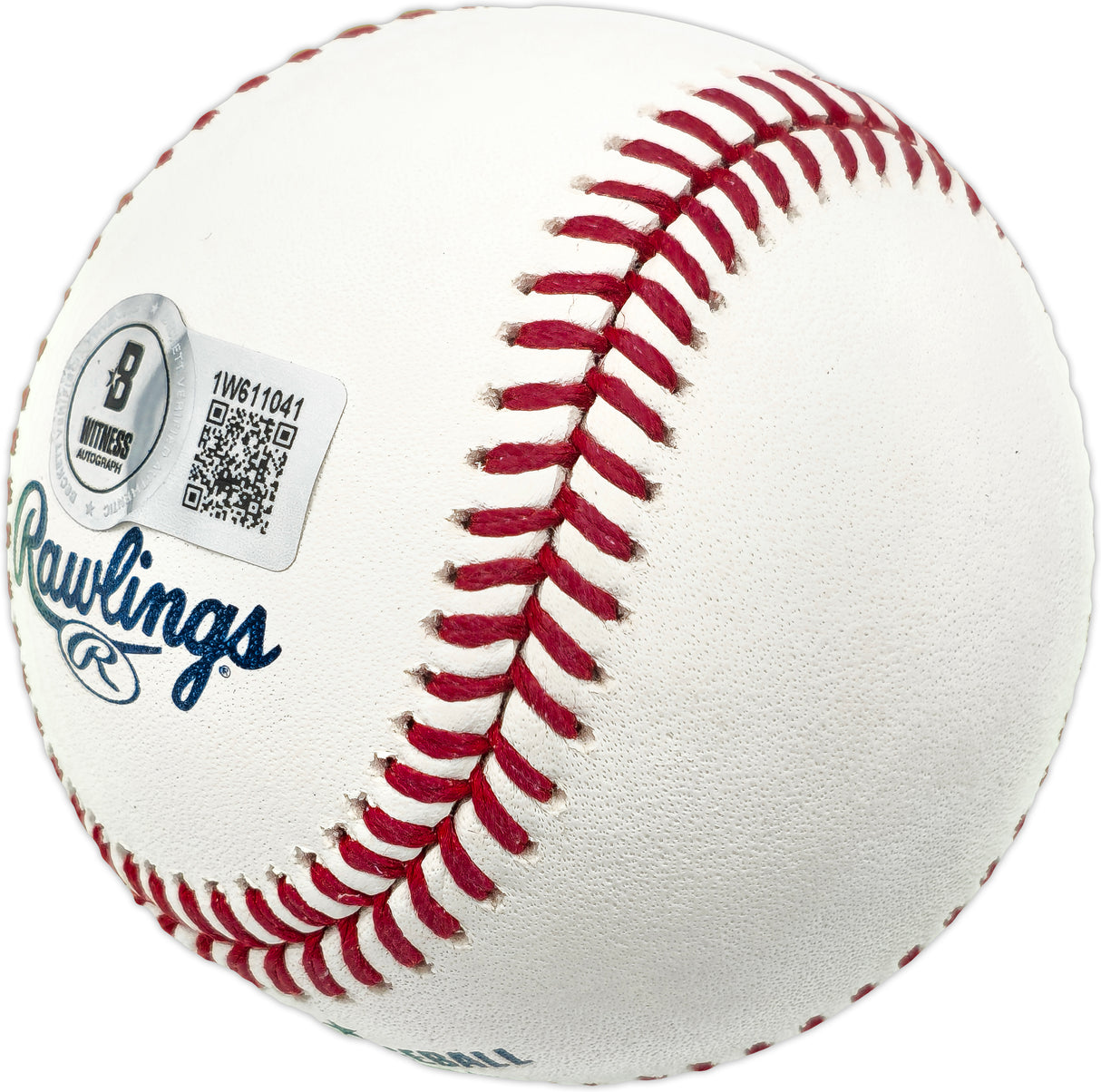 Marcell Ozuna Autographed Official MLB Baseball Atlanta Braves "Ozuna from the Braves" (Smudged) Beckett BAS Witness #1W611041