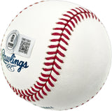 Marcell Ozuna Autographed Official MLB Baseball Atlanta Braves "Ozuna from the Braves" (Smudged) Beckett BAS Witness #1W611041