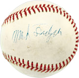 Mark "The Bird" Fidrych Autographed Official MacPhail AL Baseball Detroit Tigers Vintage Signature JSA #AD92534