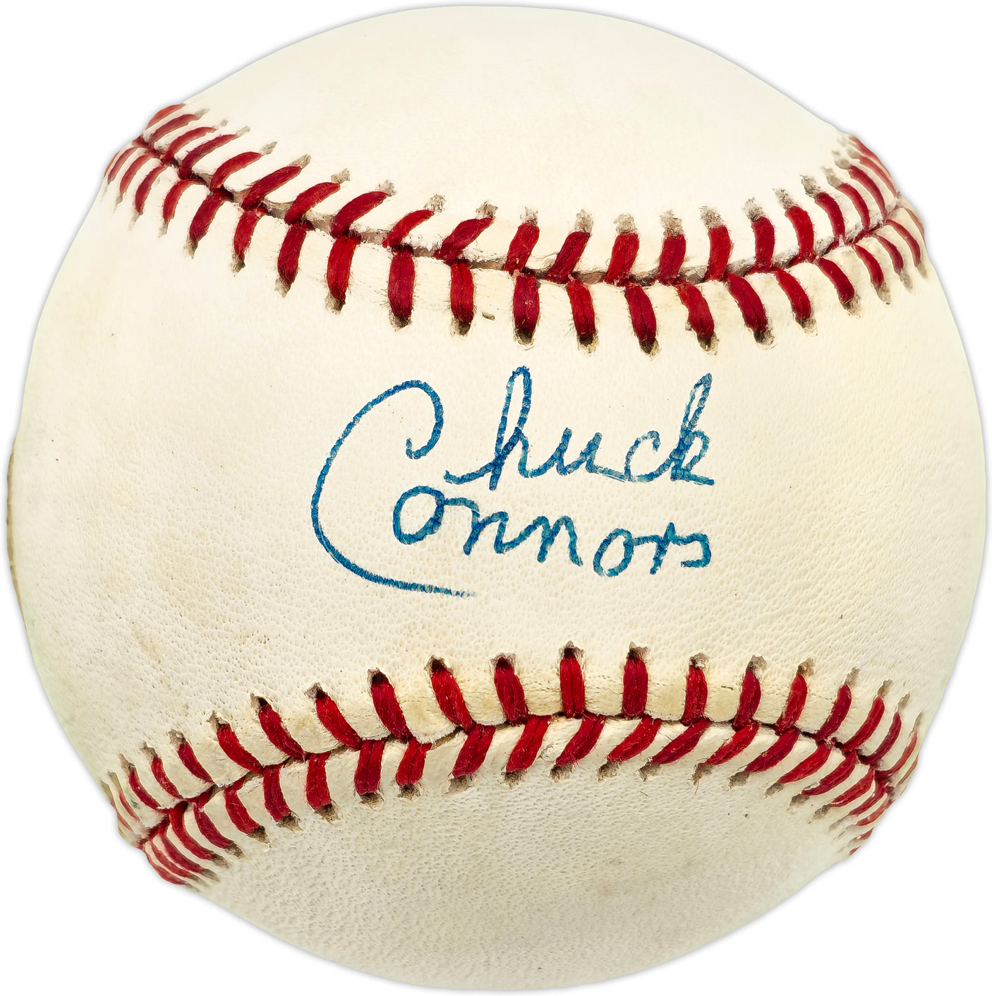 Chuck Connors Autographed Official NL Baseball Brooklyn Dodgers "The Rifleman" PSA/DNA #C02299