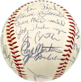 1971 Montreal Expos Team Autographed Official Feeney NL Baseball With 26 Signatures Including Mike Marshall SKU #236104