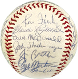 1971 Montreal Expos Team Autographed Official Feeney NL Baseball With 26 Signatures Including Mike Marshall SKU #236104