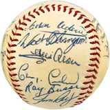1971 Houston Astros Team Autographed Official Feeney NL Baseball With 22 Signatures Including Joe Morgan SKU #236105