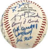 1985 Arizona State Sun Devils Team Autographed Official Wilson Professional League Baseball With 24 Signatures Including Barry Bonds Beckett BAS #A53834