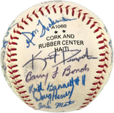1985 Arizona State Sun Devils Team Autographed Official Wilson Professional League Baseball With 24 Signatures Including Barry Bonds Beckett BAS #A53834