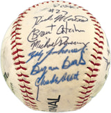 1985 Arizona State Sun Devils Team Autographed Official Wilson Professional League Baseball With 24 Signatures Including Barry Bonds Beckett BAS #A53834