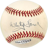 Whitey Ford Autographed Official AL Baseball New York Yankees UDA Holo #BAA14064
