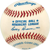 Whitey Ford Autographed Official AL Baseball New York Yankees UDA Holo #BAA14064