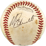 Mike Schmidt Autographed NL Game Used Baseball Philadelphia Phillies Beckett BAS QR #BM02182
