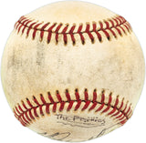 Mike Schmidt Autographed NL Game Used Baseball Philadelphia Phillies Beckett BAS QR #BM02182