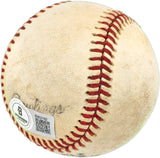 Mike Schmidt Autographed NL Game Used Baseball Philadelphia Phillies Beckett BAS QR #BM02182