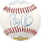 Barry Bonds & Bobby Bonilla Autographed Official Pirates Souvenir Baseball Pittsburgh Pirates Beckett BAS #AE02120