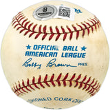 Ray Fosse Autographed Official AL Baseball Oakland A's Beckett BAS QR #BN14880