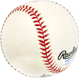 Carl Erskine Autographed Official NL Baseball Brooklyn Dodgers Beckett BAS QR #BN14927