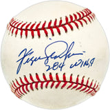 Fergie Jenkins Autographed Official NL Baseball Chicago Cubs "284 Wins" Beckett BAS QR #BN14933